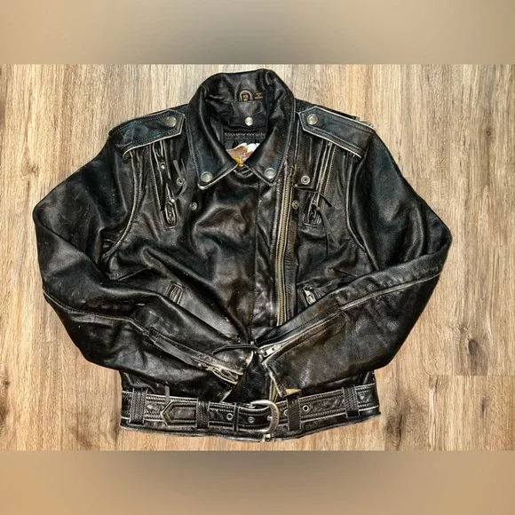 Vintage Harley Davidson Leather Jacket